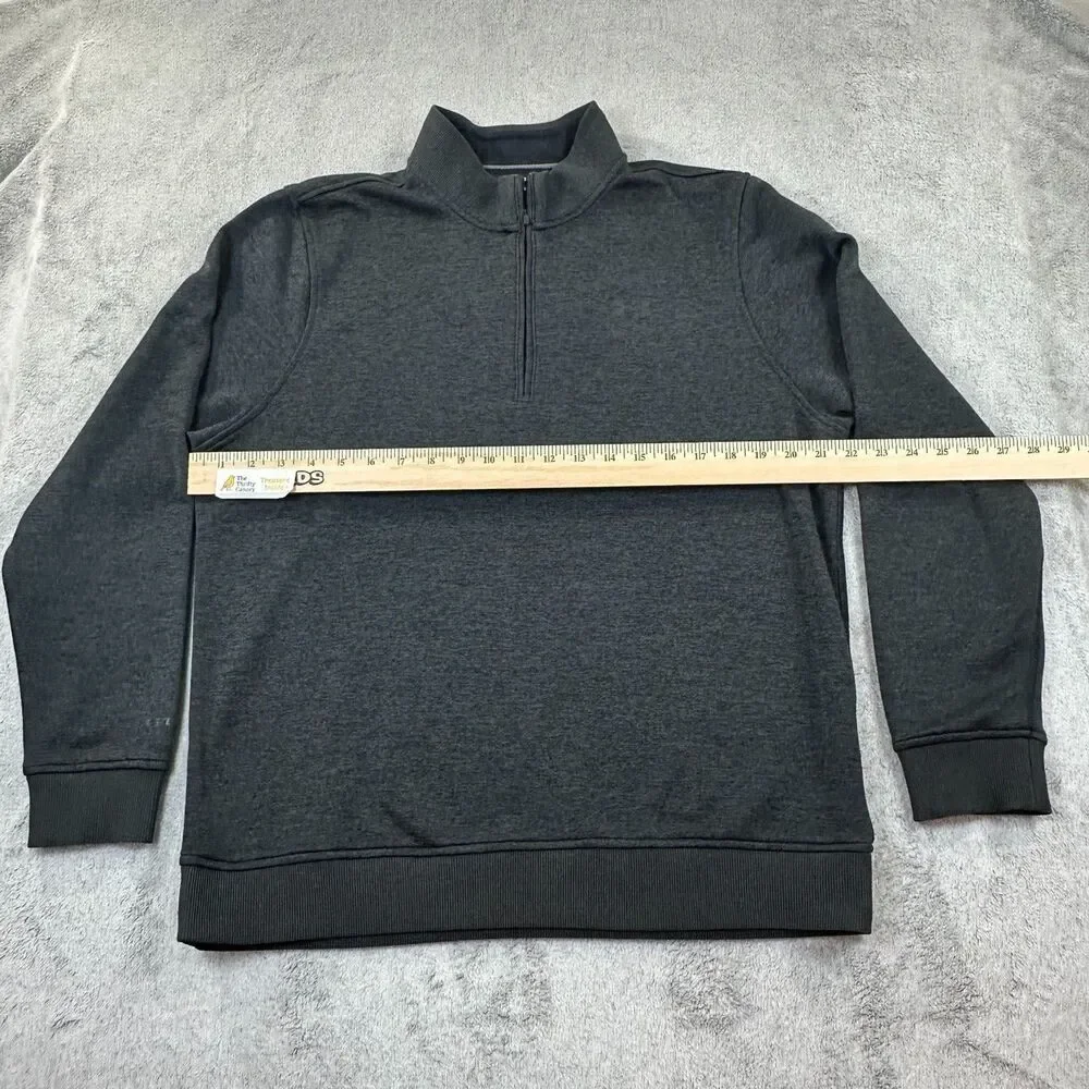 Under Armour Jacket Men’s ColdGear ¼ Zip Large Charcoal Gray Long Sleeve